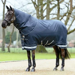 HORSE HEALTH TRADE LeMieux® Arika Storm-Tek 350 Gram Turnout Blanket with Leg Straps Navy/White/Navy Online