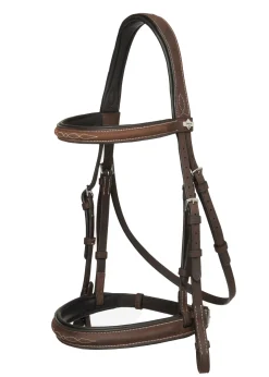 HORSE HEALTH TRADE LeMieux® Hunter-Stitched Bridle Havana Clearance