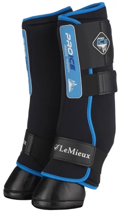 HORSE HEALTH TRADE LeMieux® ProIce Freeze Therapy Boots Black Hot