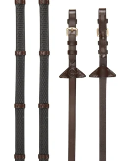 HORSE HEALTH TRADE LeMieux® Soft Rubber Reins with Hand Stops