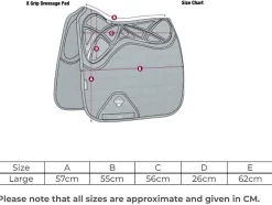 HORSE HEALTH TRADE LeMieux® X-Grip Single-Sided Dressage Pad Online