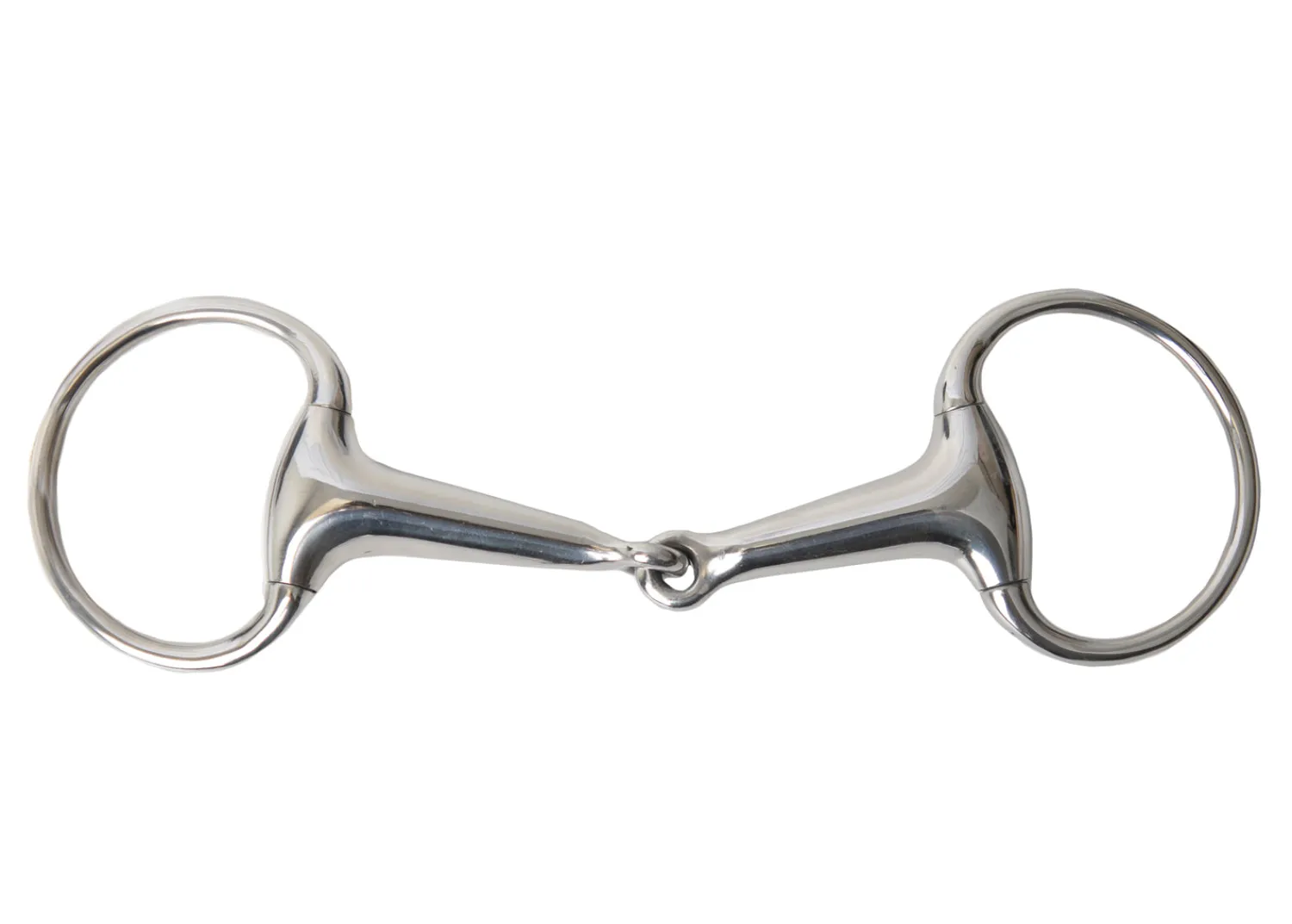 INTREPID INTERNATIONAL Lightweight Hollow Mouth Eggbutt Snaffle Bit Clearance