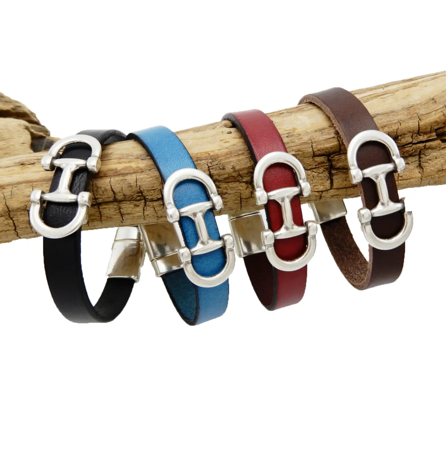 LTHR GOODS OF SPAIN Lilo Collections™ Bilbao Bit Bracelet New