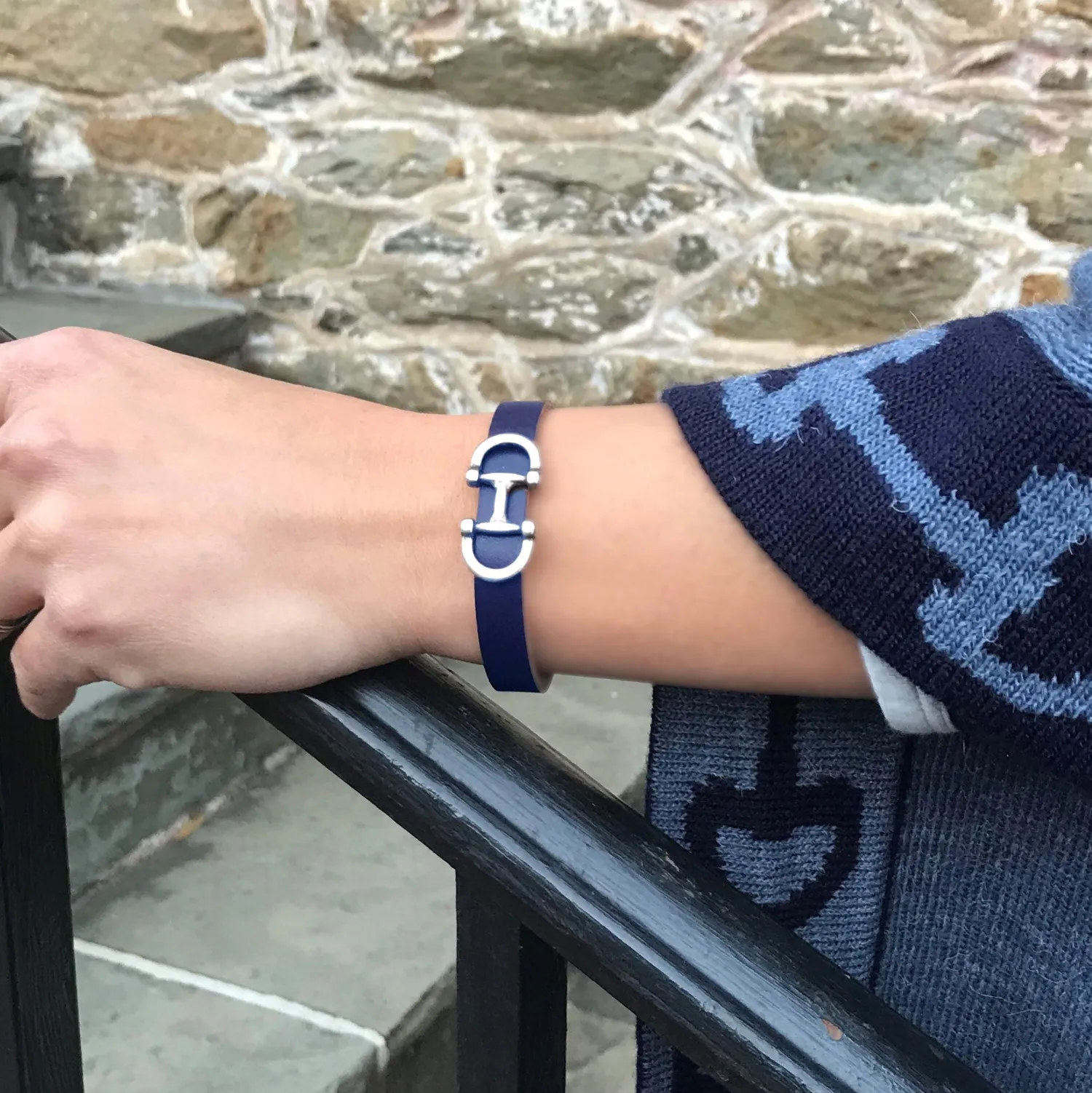 LTHR GOODS OF SPAIN Lilo Collections™ Bilbao Bit Bracelet New