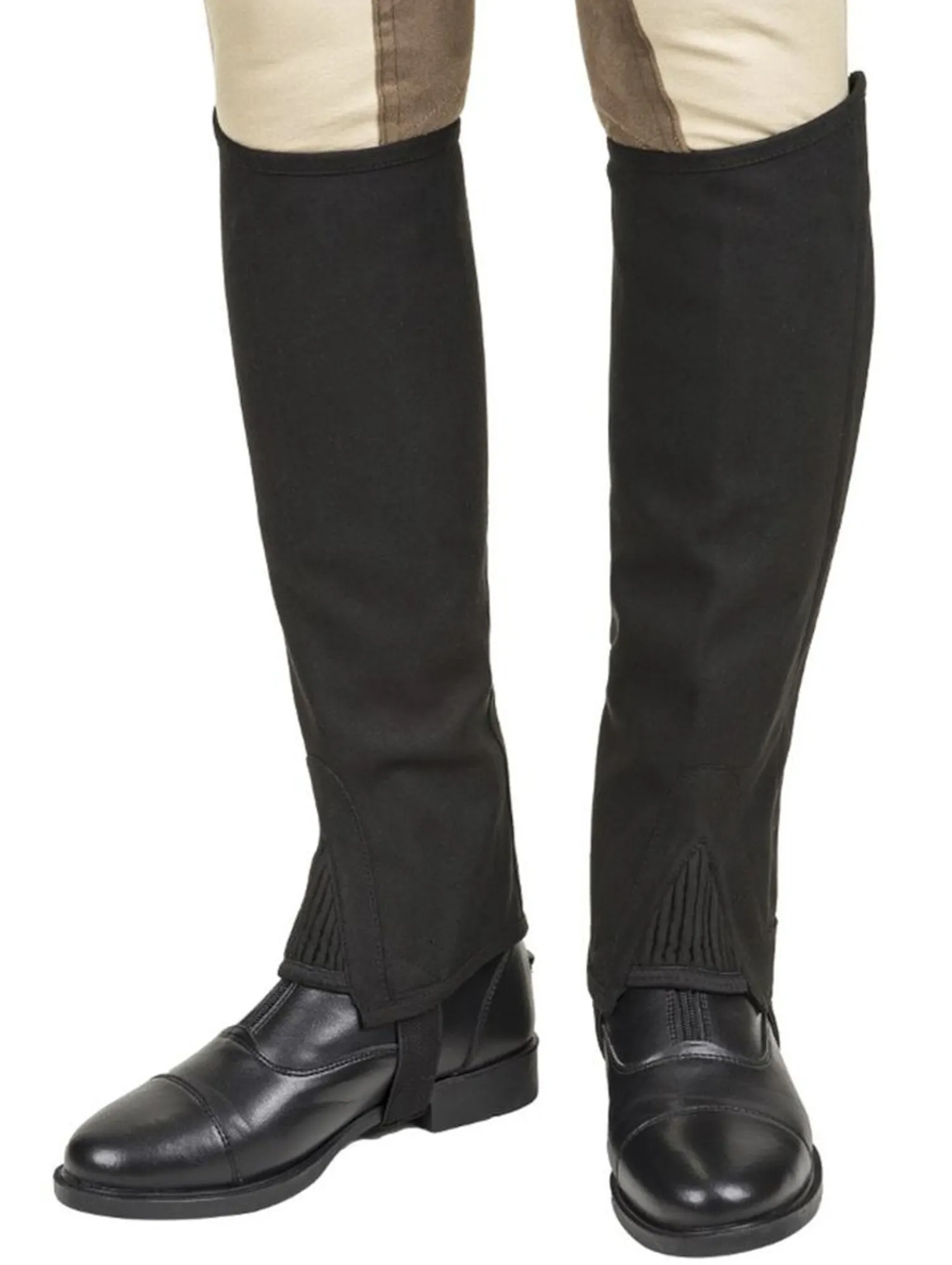 JPC EQUESTRIAN Léttia® Adults’ Suede Half Chaps Black Best