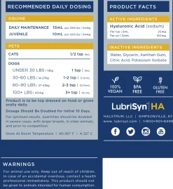 ANIMAL HEALTH INT LubriSyn HA Joint Formula