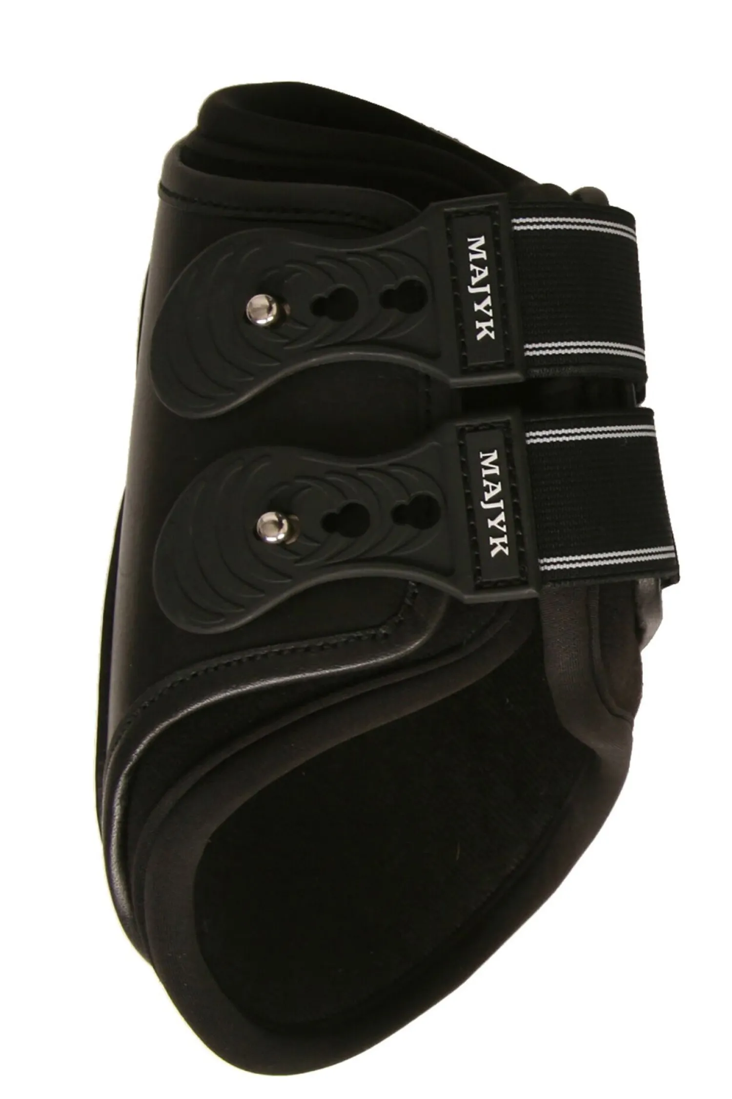 MAJYK EQUIPE ® Leather Hind Boots with Removable Impact Liners (Snap Closure)