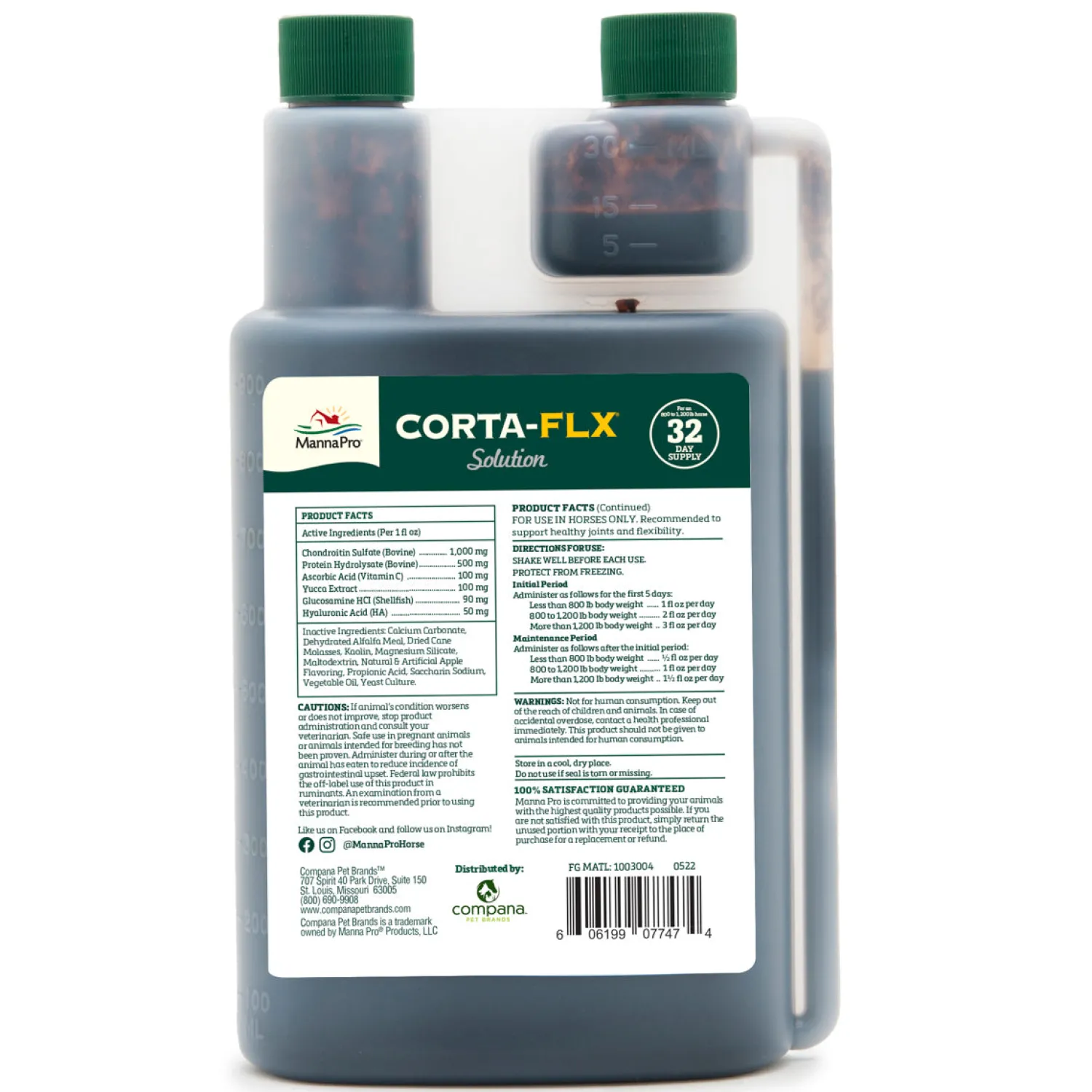 ANIMAL HEALTH INT Manna Pro® Corta-Flx® Solution New