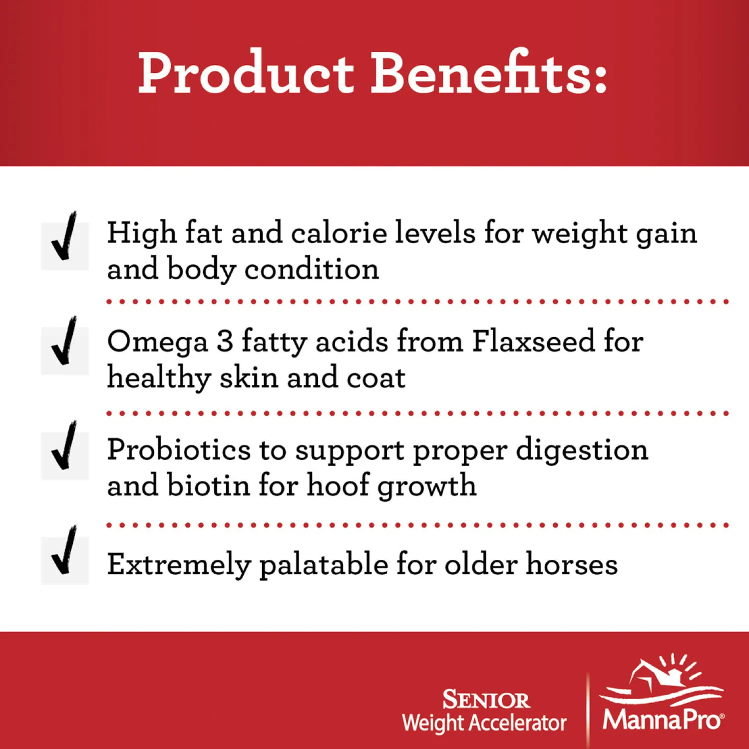 ANIMAL HEALTH INT Manna Pro® Senior Weight Accelerator Discount