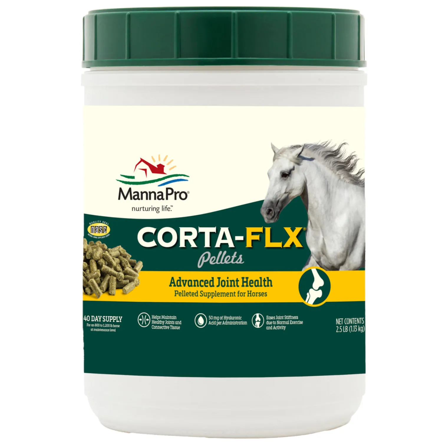 ANIMAL HEALTH INT Manna Pro® Corta-Flx® Pellets, 2.5 Pounds New
