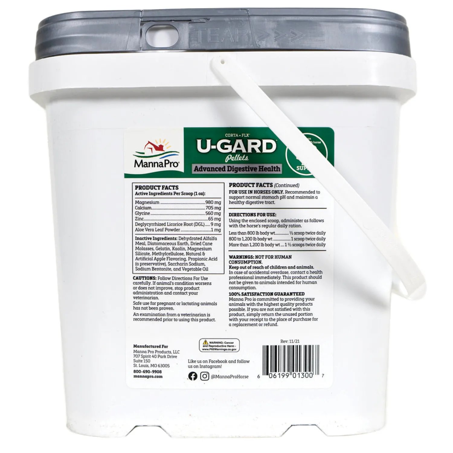 ANIMAL HEALTH INT Manna Pro® Corta-Flx® U-Gard™ Pellets, 4 Pounds