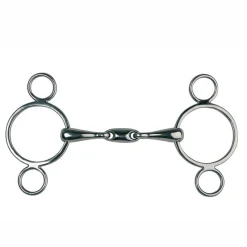 PARTRADE Metalab Double-Jointed Continental Gag Bit Stainless Steel Sale
