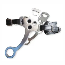 PARTRADE Metalab Hackamore with Leather Noseband Brown Hot