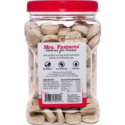 ANIMAL HEALTH INT Mrs. Pastures Cookie – 36 oz Jar Ring Ready Clearance