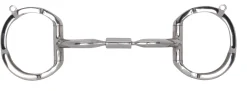 TOKLAT ORIGINALS Myler® Eggbutt Wide Barrel MB 02 Comfort Snaffle with Hooks Stainless Steel Outlet
