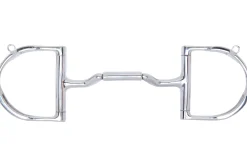 TOKLAT ORIGINALS Myler® Mullen Barrel Low Port Pony Dee Ring MB 36 with Hooks Stainless Steel Best