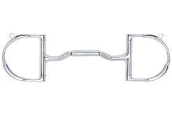 TOKLAT ORIGINALS Myler® Mullen Barrel Low Port Medium D-Ring MB 36 with Hooks Stainless Steel