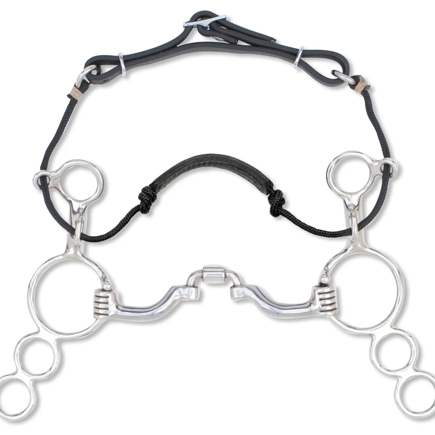 TOKLAT ORIGINALS Myler® 3-Ring Combination Bit Correctional Ported Barrel 41PB Stainless Steel Best