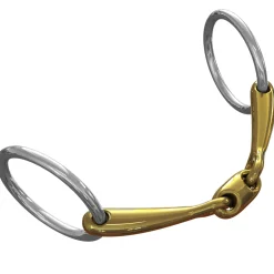 METLAR/NEUE SCHULE Neue Schule Pony Tranz Angled Lozenge Loose Ring Bit - 10 mm mouth; 45 mm rings