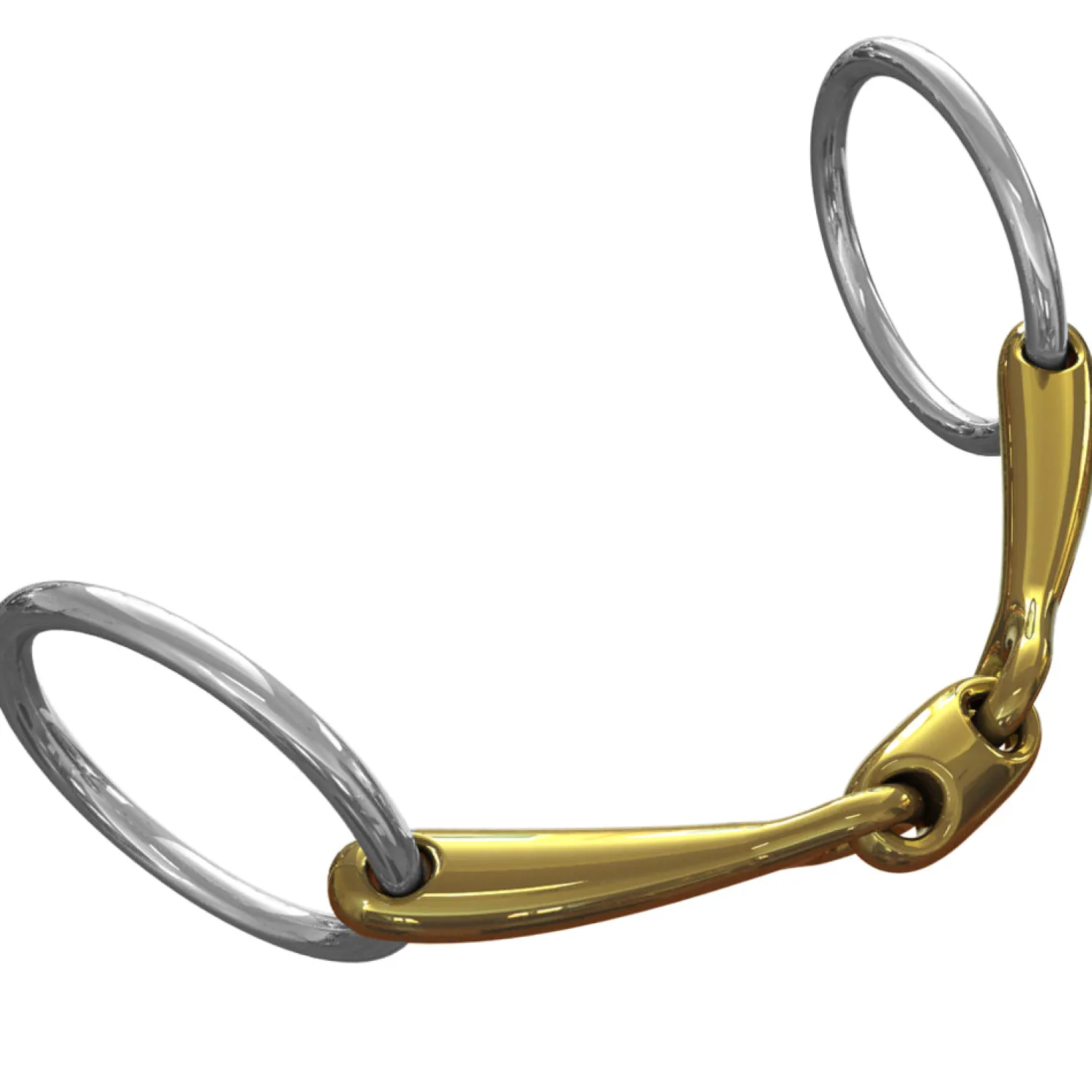 METLAR/NEUE SCHULE Neue Schule Pony Tranz Angled Lozenge Loose Ring Bit - 10 mm mouth; 45 mm rings