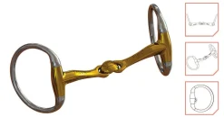 METLAR/NEUE SCHULE Neue Schule Turtle Tactio™ Flex™ Eggbutt Bit Stainless Best