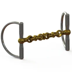 METLAR/NEUE SCHULE Neue Schule Waterford Hunter D-Ring Bit - 14 mm mouth Gold Outlet