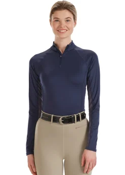 I APPAREL INT GROUP Noble Equestrian™ Ladies’ Ashley + Long Sleeve Solid Shirt New