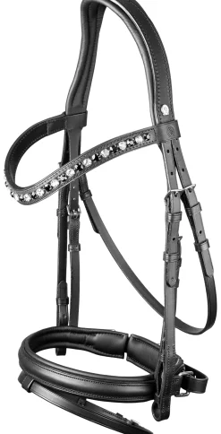 OTTO SCHUMACHER Elegant Snaffle Bridle Black Best