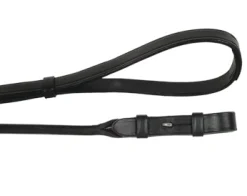 OTTO SCHUMACHER Rolled Plain Curb Reins Black