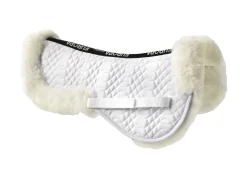 ERS Ovation® Europa™ Sheepskin Solid Spine Half Pad White/White