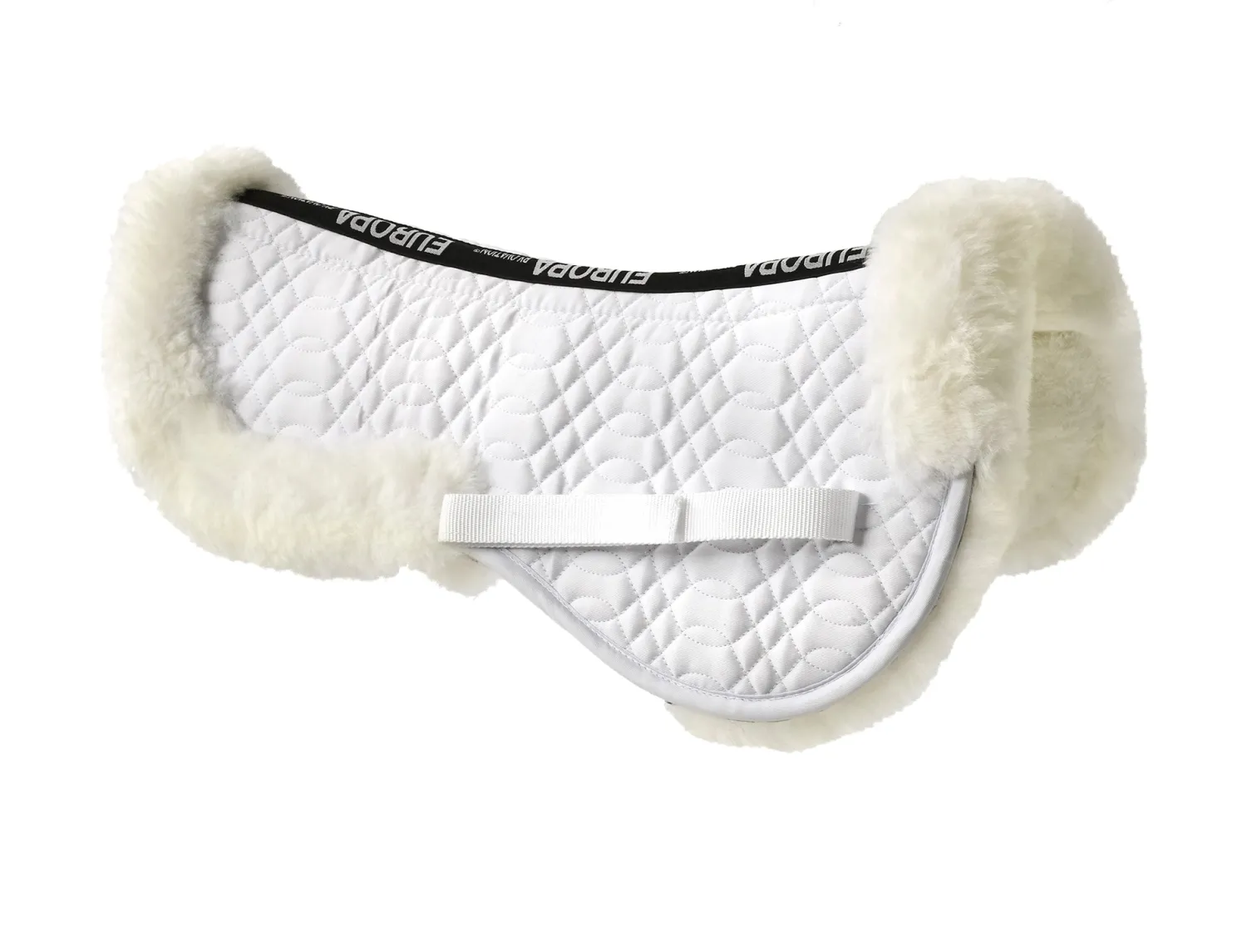 ERS Ovation® Europa™ Sheepskin Solid Spine Half Pad White/White