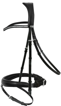 GEM-PASSIER Passier® Atlas Snaffle Bridle Black Hot