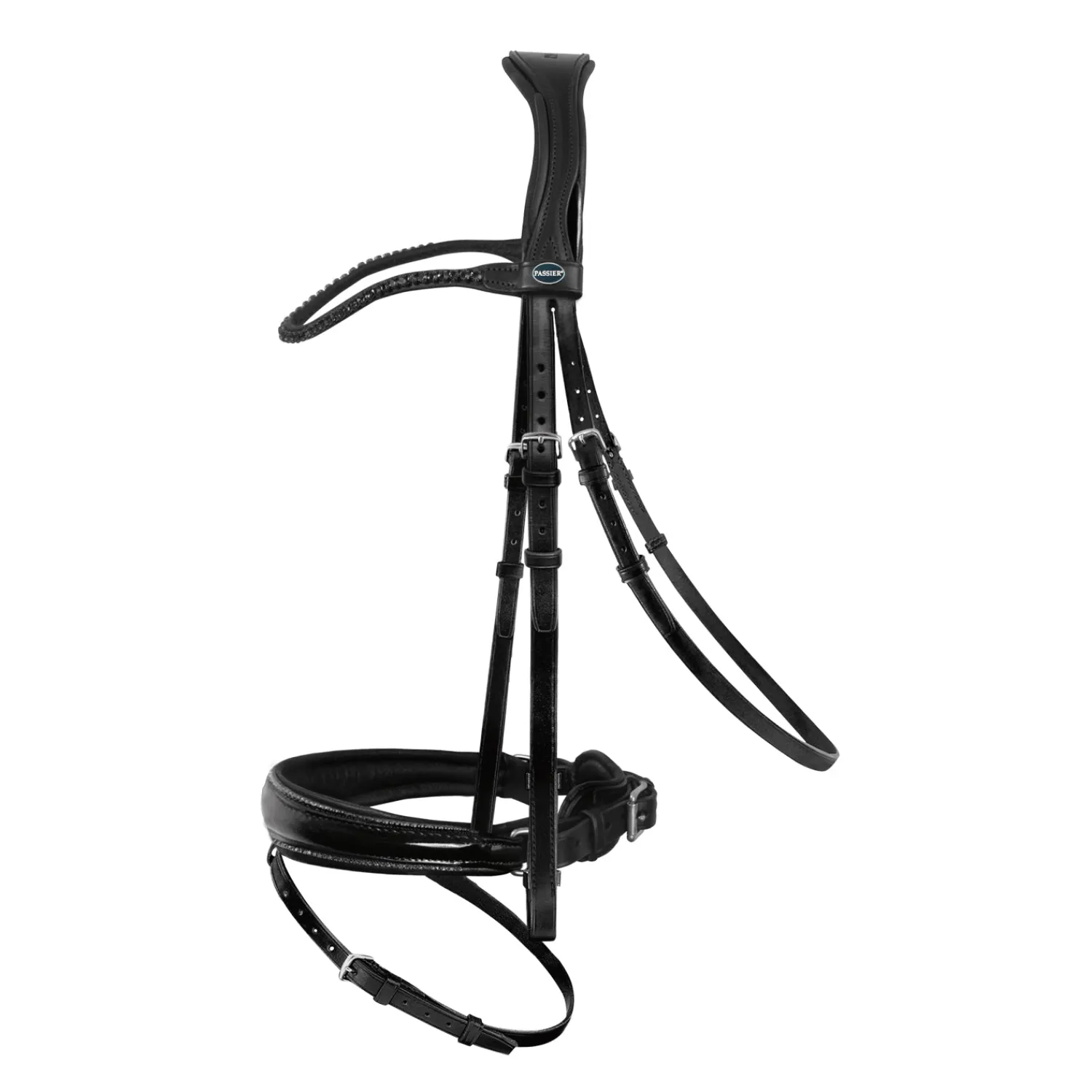 GEM-PASSIER Passier® Shadow Bridle Black Patent