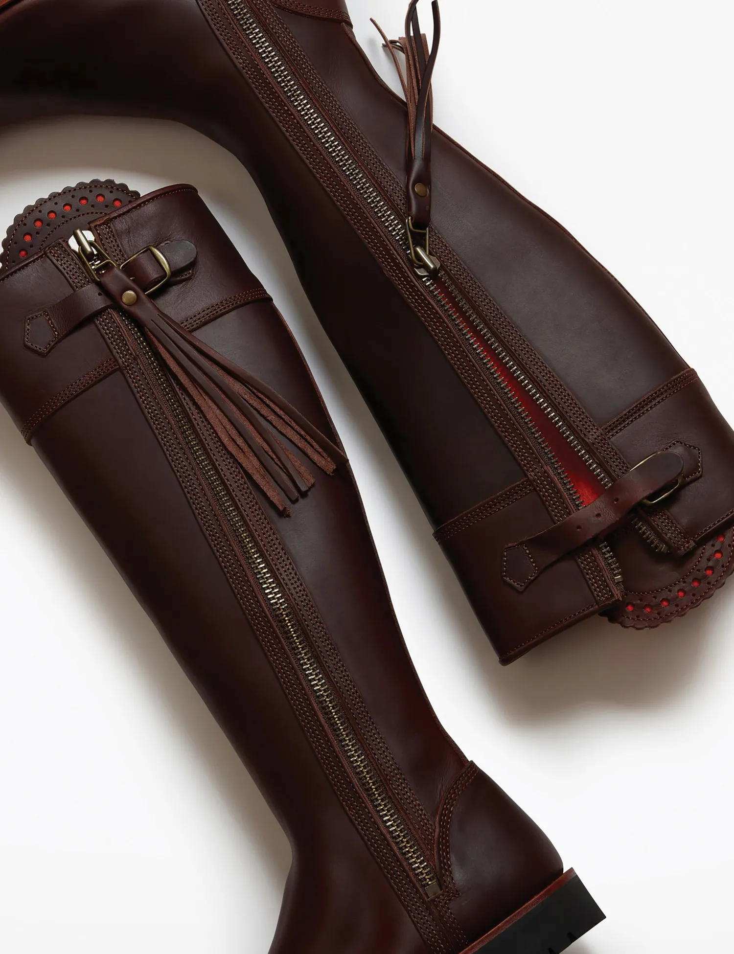 PENELOPE CHILVERS Ladies’ Tassel Boot with Long Shaft Length Conker Online