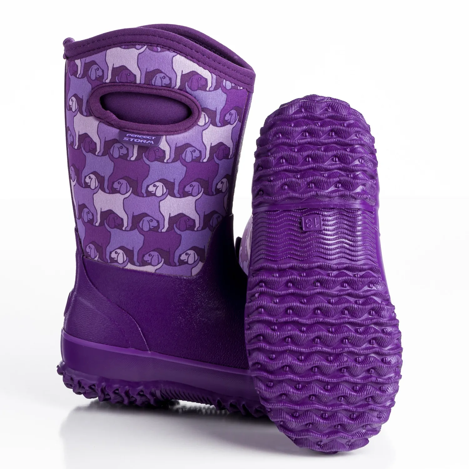 PERFECT STORM Kids’ Cloud High Boots Purple Clearance