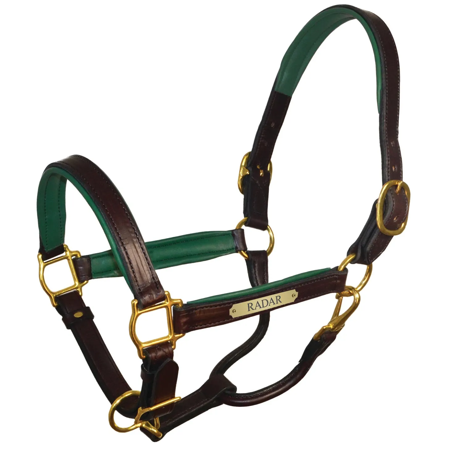 PERRIS LEATHER Perri’s® 1" Padded Leather Halter with Nameplate Online