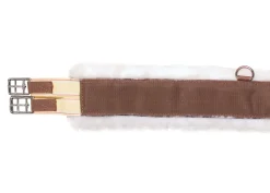 PERRIS LEATHER Perri’s® Nylon Fleece Girth Brown