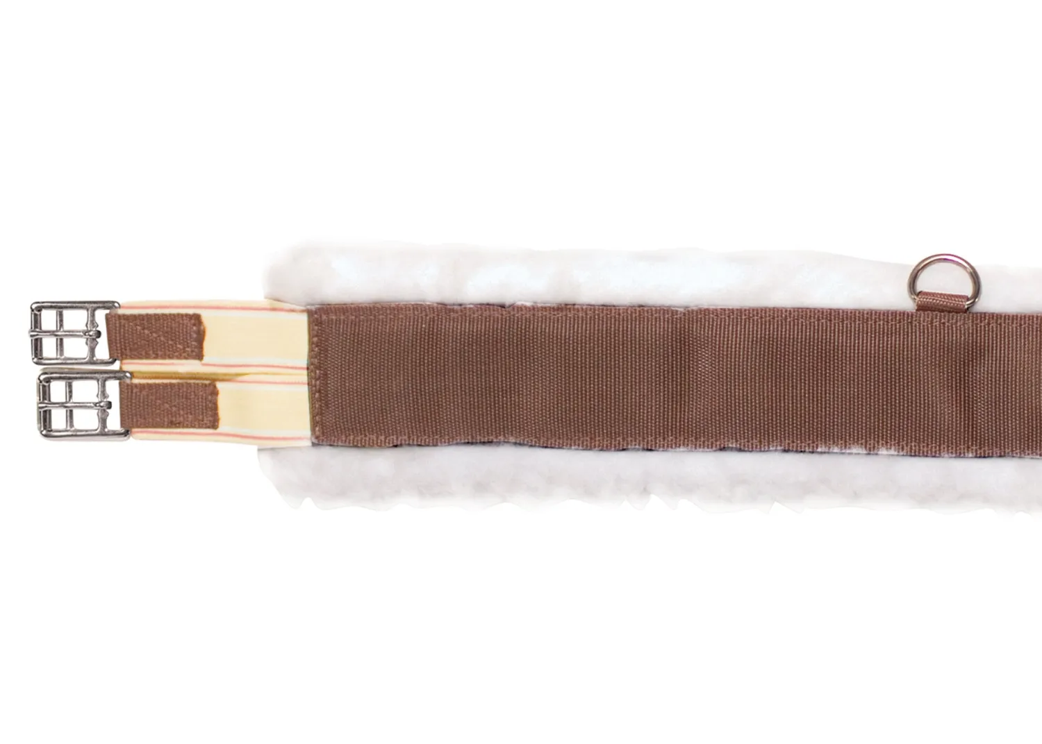 PERRIS LEATHER Perri’s® Nylon Fleece Girth Brown
