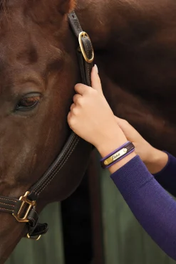 PERRIS LEATHER Perri’s® Padded Leather Nameplate Bracelet Outlet