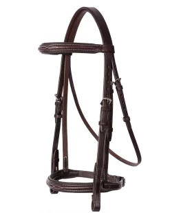 PERRIS LEATHER Perri’s® Professional Fancy-Stitched Leather Bridle Havana Outlet