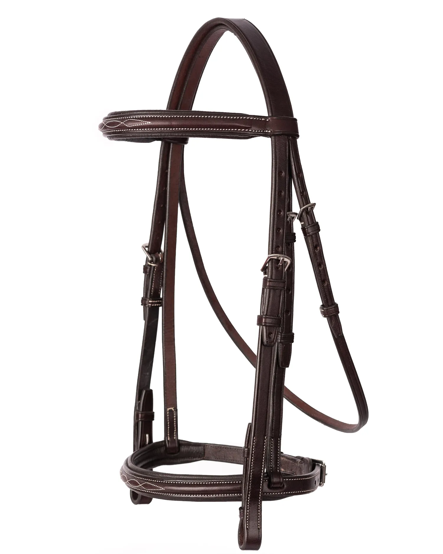 PERRIS LEATHER Perri’s® Professional Fancy-Stitched Leather Bridle Havana Outlet