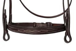 PERRIS LEATHER Perri’s® Professional Fancy-Stitched Leather Bridle Havana Outlet