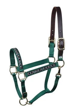 PERRIS LEATHER Perri’s® Ribbon Trim Breakaway Halter Hot