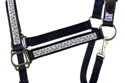PERRIS LEATHER Perri’s® Ribbon Trim Breakaway Halter Hot