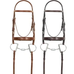 ERS Pessoa® Pro Fancy-Stitched Wide Nose Bridle Best