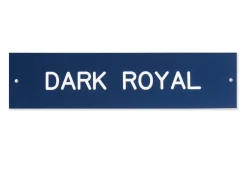 DOVER DROPSHIP Plastic Stall Plate - 1 or 2 lines New