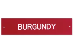 DOVER DROPSHIP Plastic Stall Plate - 1 or 2 lines New