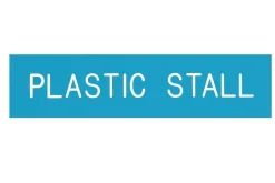 DOVER DROPSHIP Plastic Stall Plate - 3 lines Online