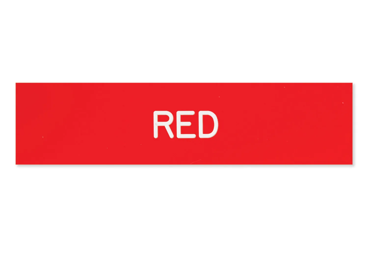 DOVER DROPSHIP Plastic Stall Plate with Holder - 2 lines Hot