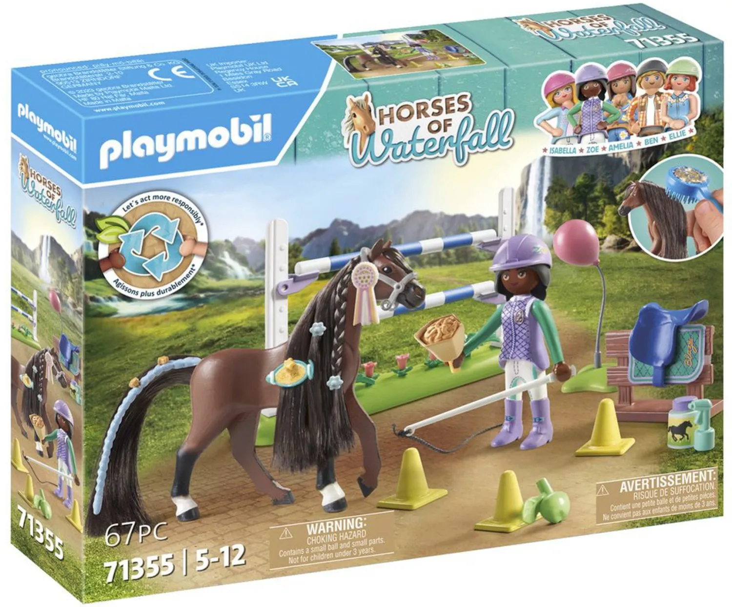PLAYMOBIL USA INC Playmobil® Zoe & Blaze with Jump Set Hot